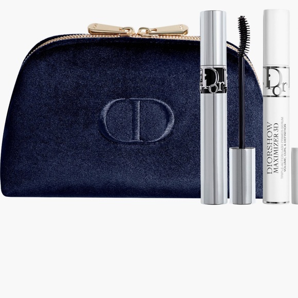 NIB Diorshow Iconic Overcurl 2-Piece Eye Makeup Set velvet pouch limited edition - Picture 3 of 7